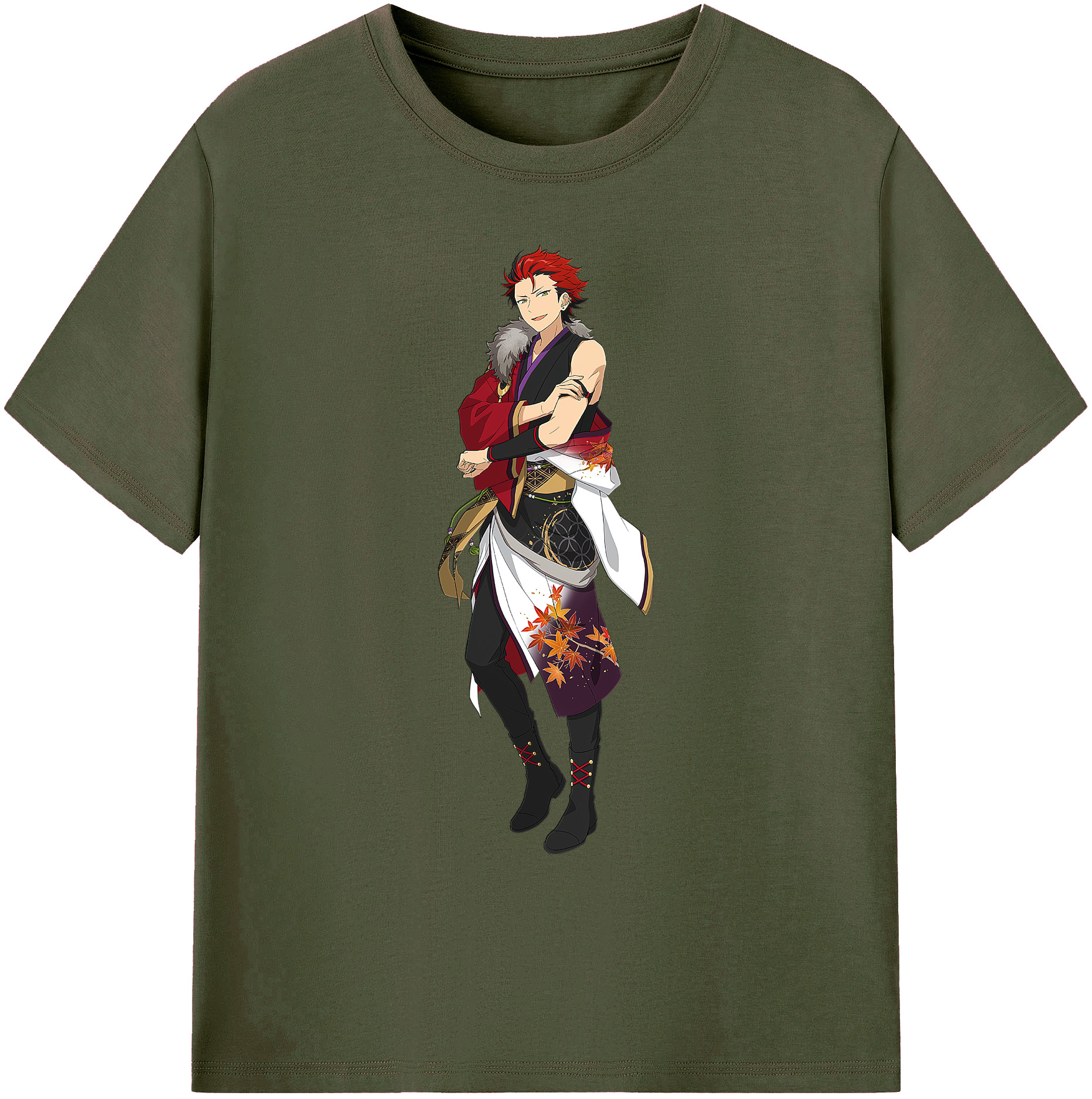 （画像用） あんさんぶるスターズ! Ensemble Stars 綿100％ メンズ半袖Tシャツ｜肌触りやわらか＆通気性